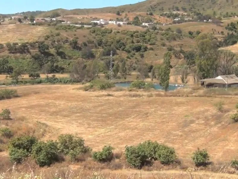 This amazing finca is located in Entrerrios, within the municipality of Mijas, covering approximately 320,000 square meters of rustic land. The property features three artificial lakes with ample water capacity for irrigation. A charming stream called El 