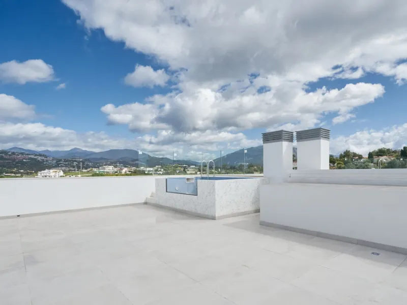 3 Bedroom semi detached villa with possibility to add the 4th bedroom in the basement has 3 levels plus the roof top terrace.
