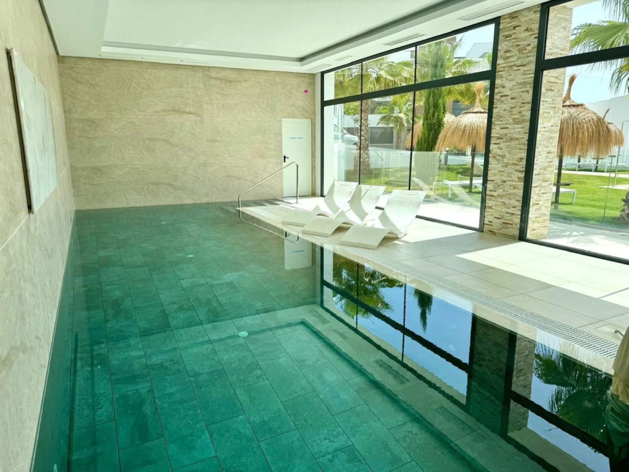 Elevated ground floor apartment in modern Urbanisation Artola Homes.