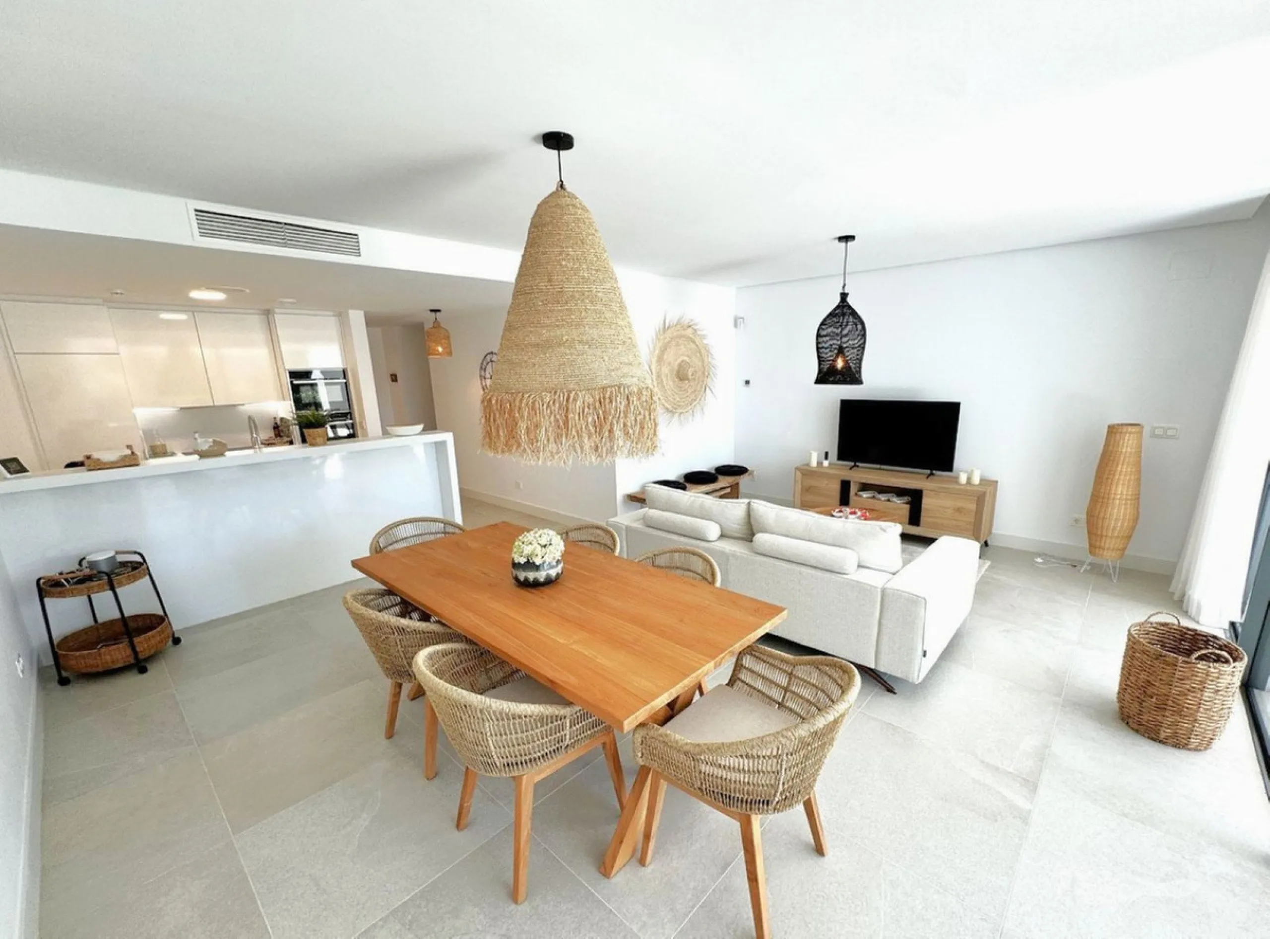 Elevated ground floor apartment in modern Urbanisation Artola Homes.