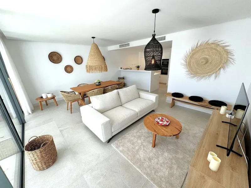 Elevated ground floor apartment in modern Urbanisation Artola Homes.