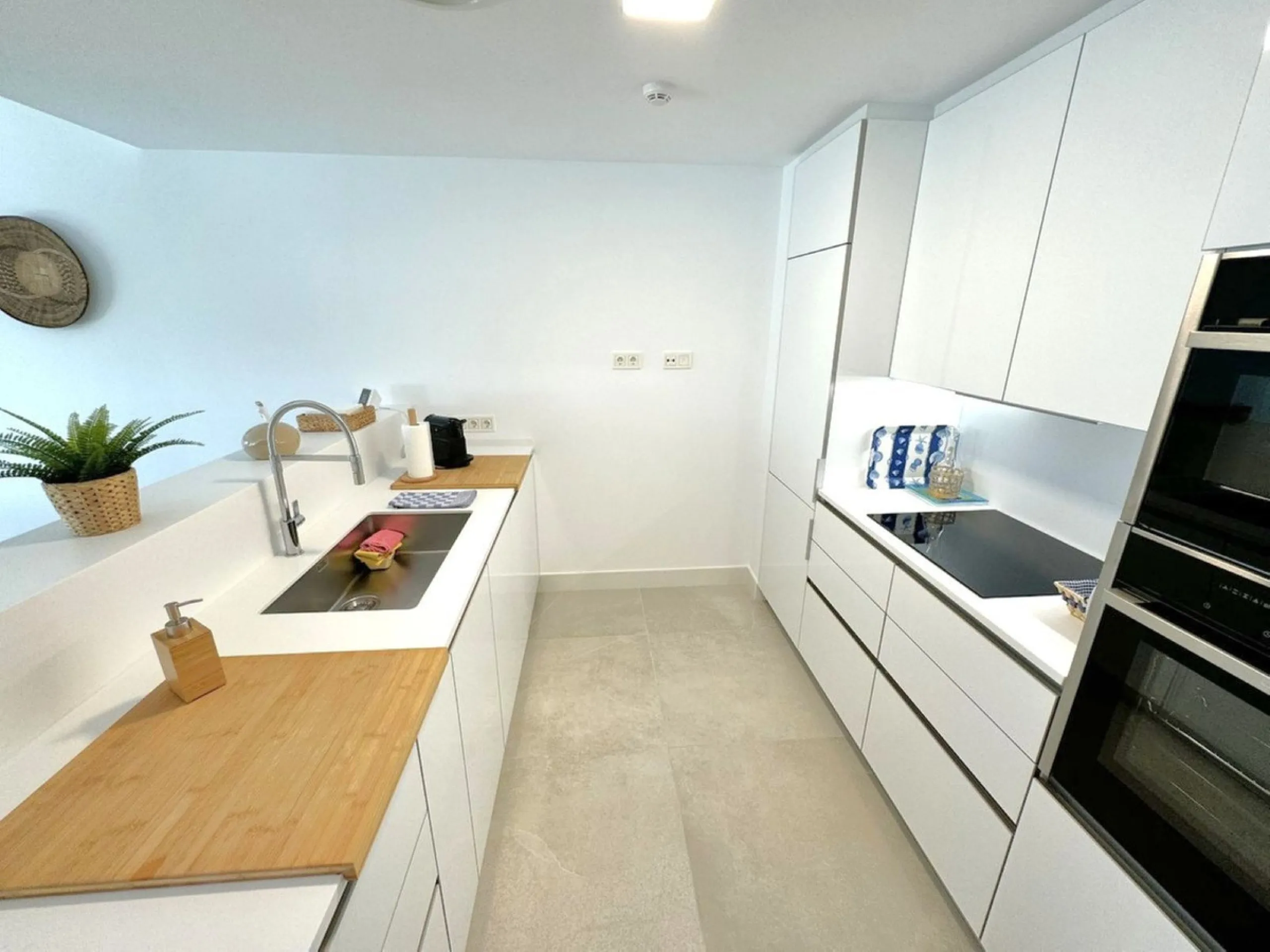 Elevated ground floor apartment in modern Urbanisation Artola Homes.