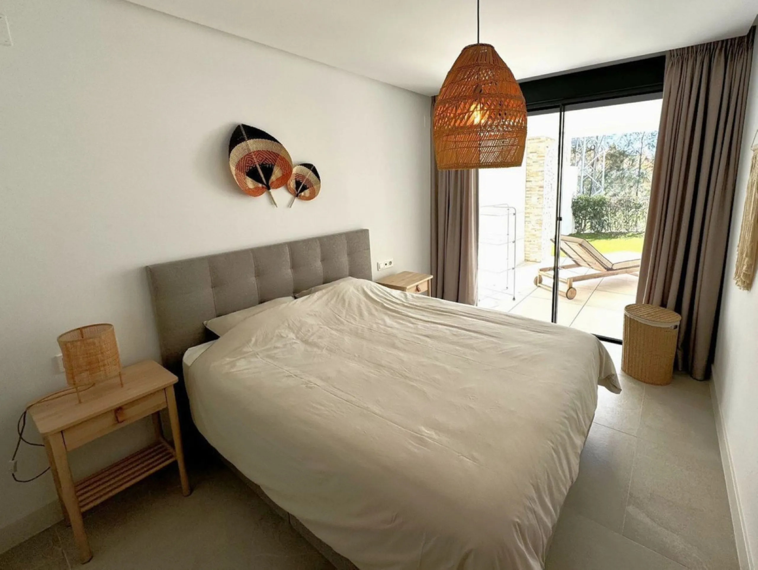 Elevated ground floor apartment in modern Urbanisation Artola Homes.