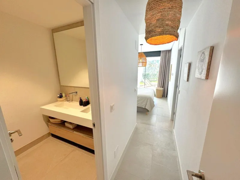 Elevated ground floor apartment in modern Urbanisation Artola Homes.