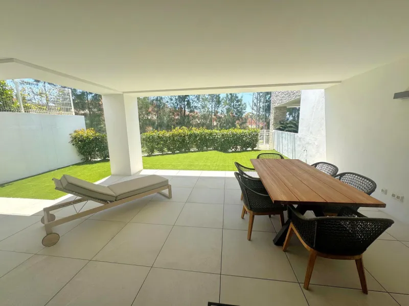Elevated ground floor apartment in modern Urbanisation Artola Homes.