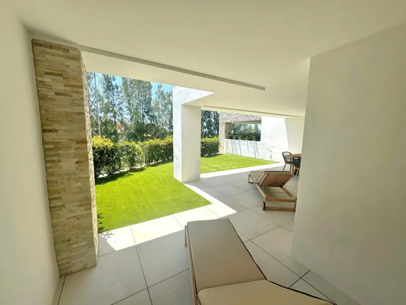 Elevated ground floor apartment in modern Urbanisation Artola Homes.