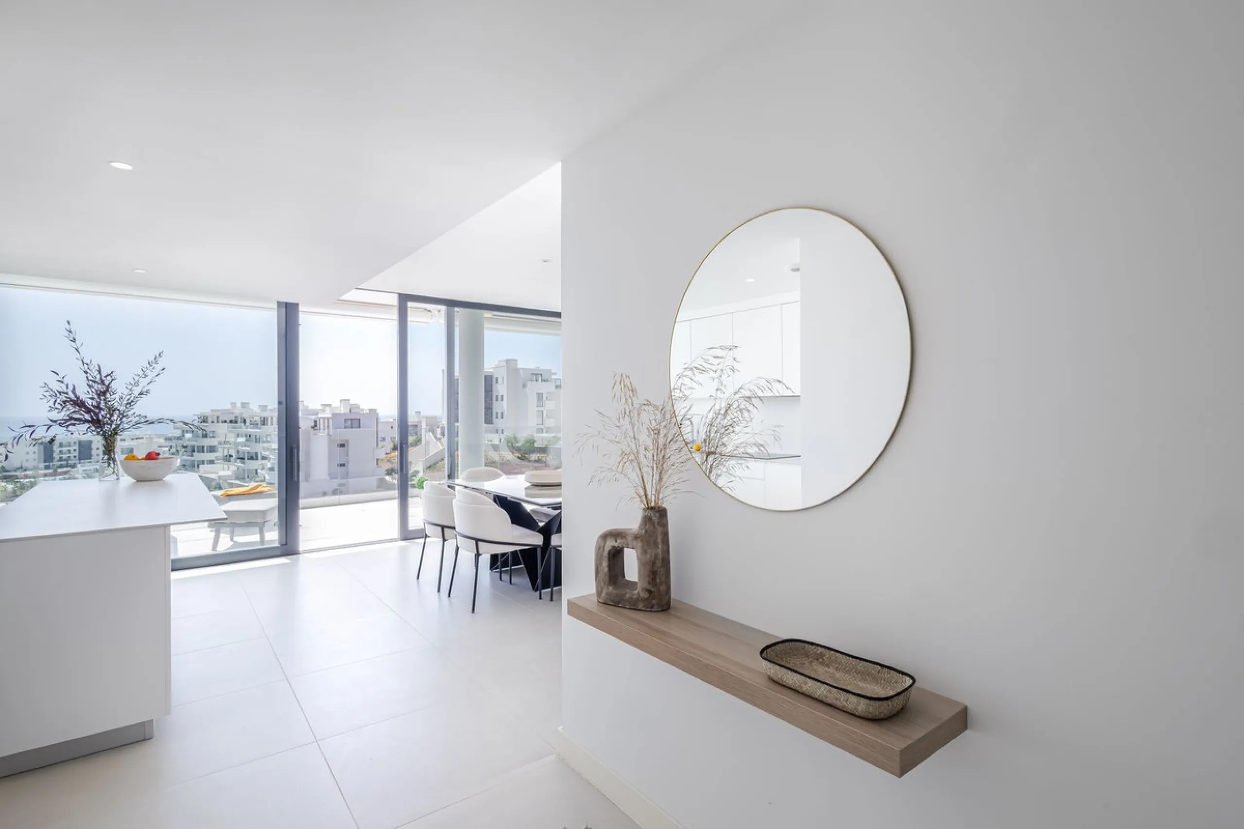 Indoor-outdoor living at its best with some of the most impressive sea views in the complex.