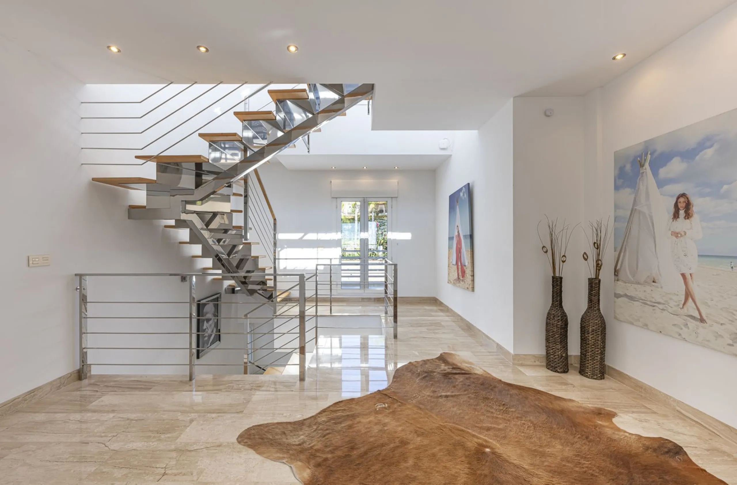 Fabulous private villa with frontal sea views.