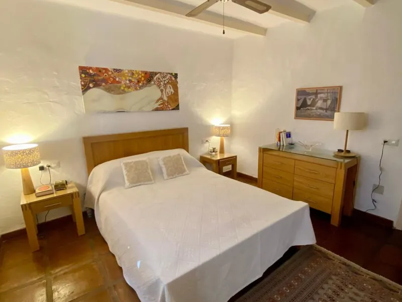 Do you want to feel you are really living in Spain? To smell the herbs on the breeze and to sit and look across the rolling countryside to the mountains with a glimpse of the sea glittering beyond the mountains. To feel the soul of this beautiful property