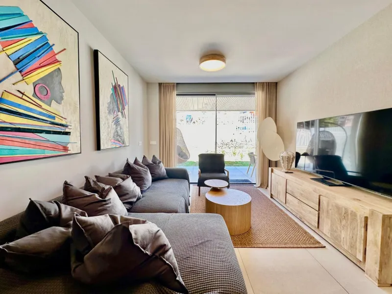 Beautiful ground floor apartment in a newly completed building ESTRELLA DEL MAR 200m from the most beautiful beach in Marbella and in the best location.