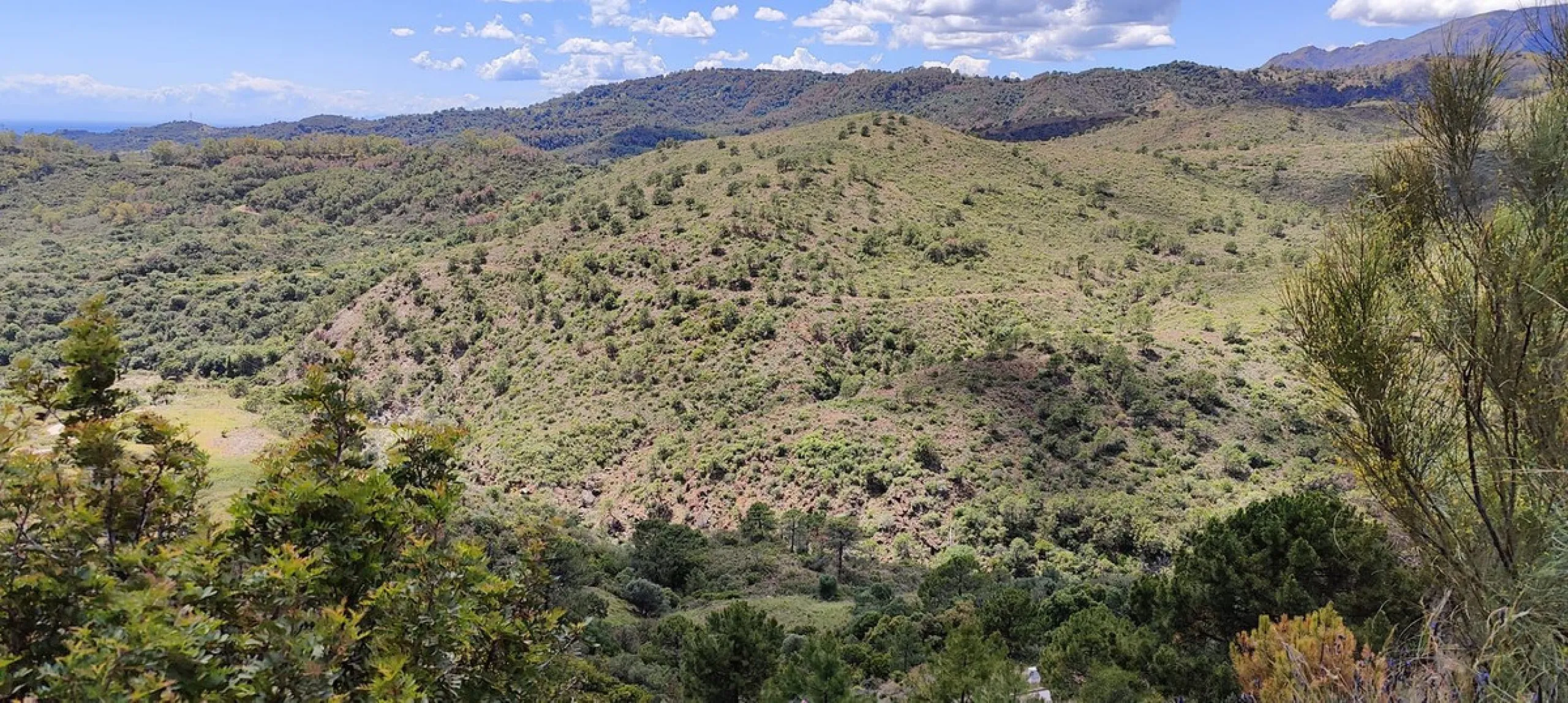 Great investment opportunity – Huge plot with the best panoramic sea views in Monte Mayor.