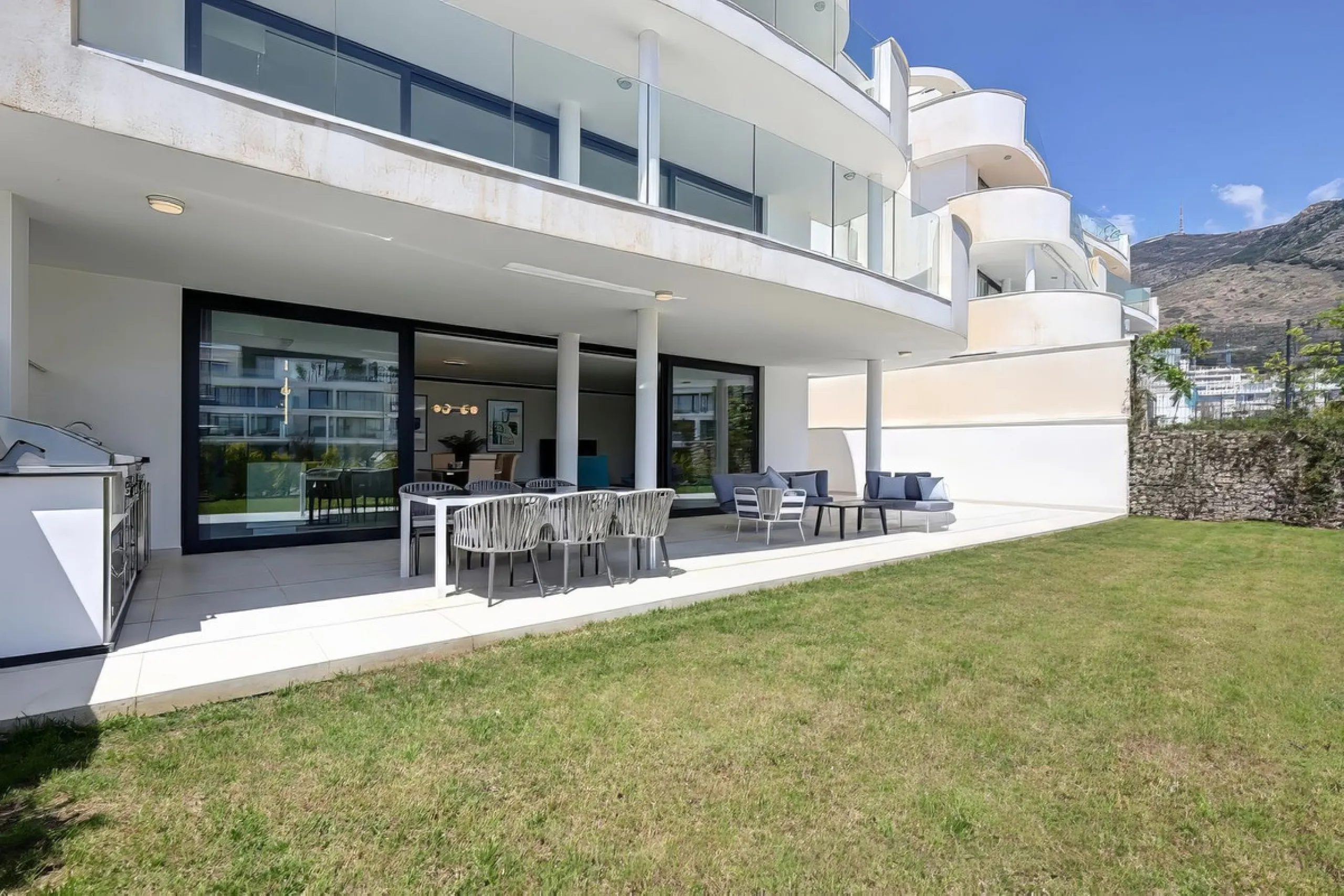 Welcome to an unparalleled opportunity for luxury living on the Costa del Sol. This stunning 3-bedroom, 3-bathroom corner garden residence, showcasing a private and garden within a prestigious gated community. As you step inside, you'll be greeted by a sp