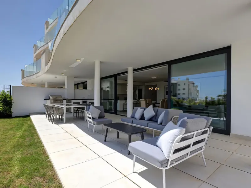 Welcome to an unparalleled opportunity for luxury living on the Costa del Sol. This stunning 3-bedroom, 3-bathroom corner garden residence, showcasing a private and garden within a prestigious gated community. As you step inside, you'll be greeted by a sp