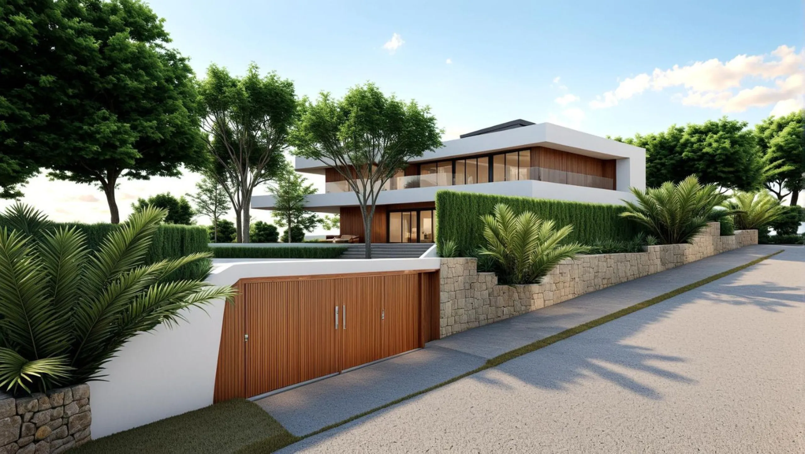 Plot for sale with an exclusive Luxury Villa project.