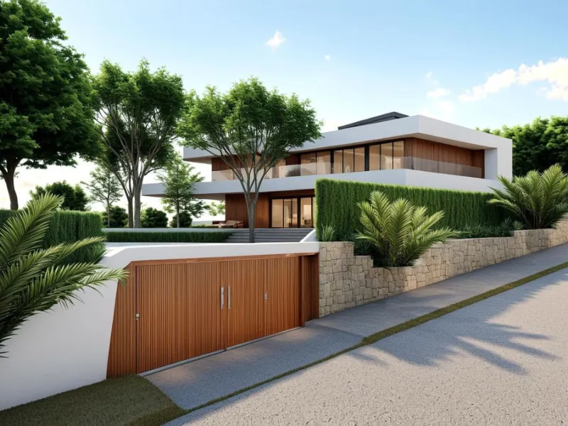 Plot for sale with an exclusive Luxury Villa project.