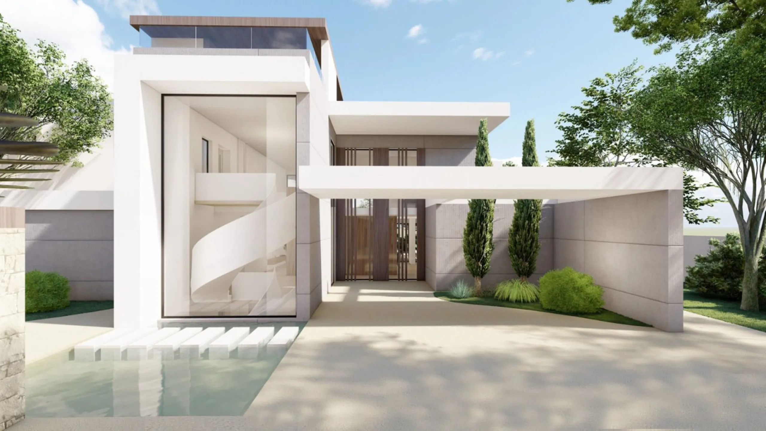 Plot for sale with an exclusive Luxury Villa project.