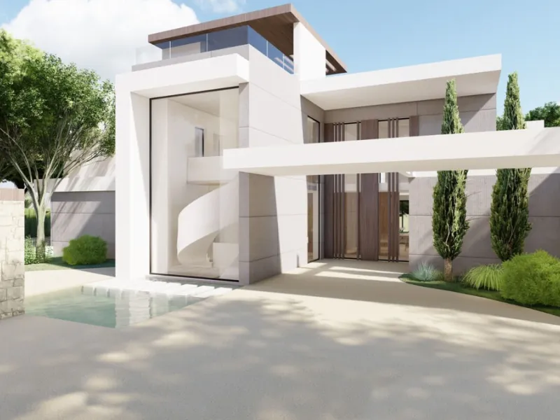 Plot for sale with an exclusive Luxury Villa project.