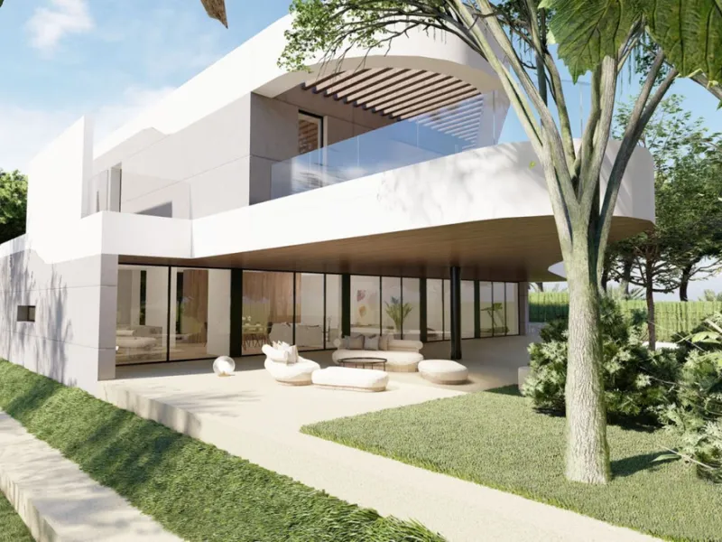 Plot for sale with an exclusive Luxury Villa project.
