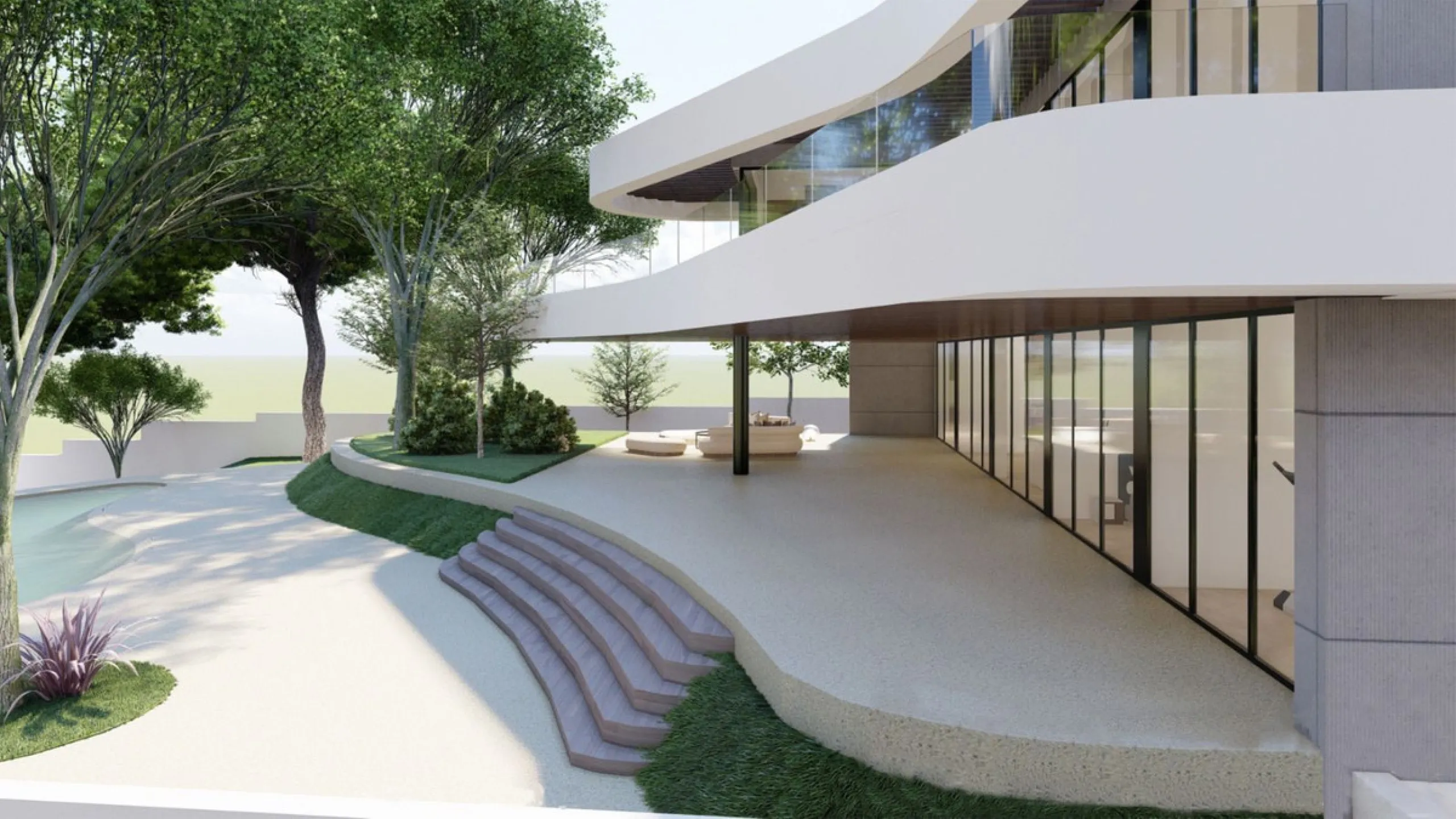 Plot for sale with an exclusive Luxury Villa project.