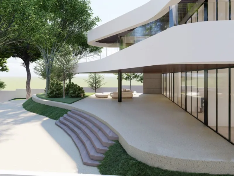 Plot for sale with an exclusive Luxury Villa project.