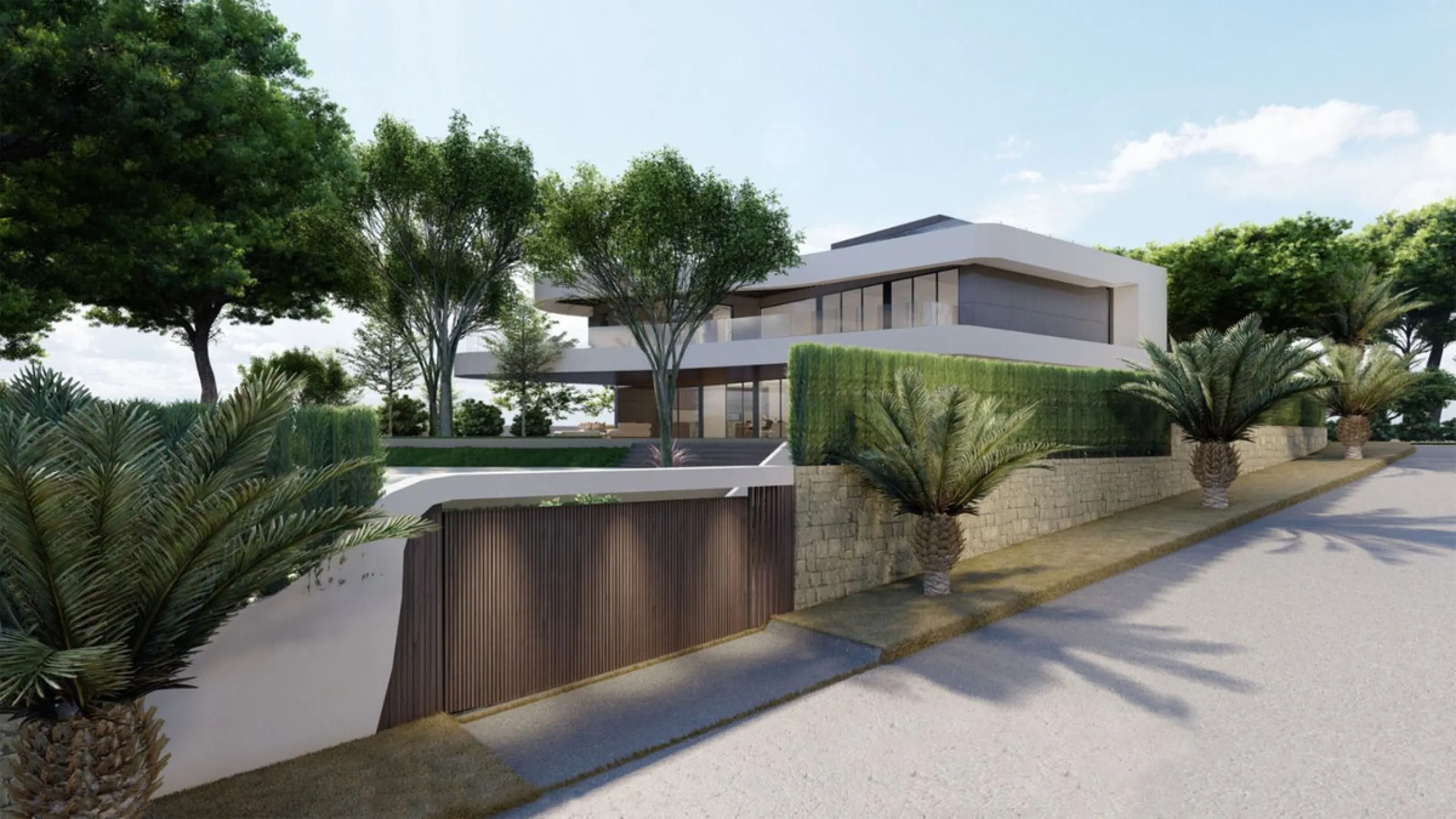 Plot for sale with an exclusive Luxury Villa project.