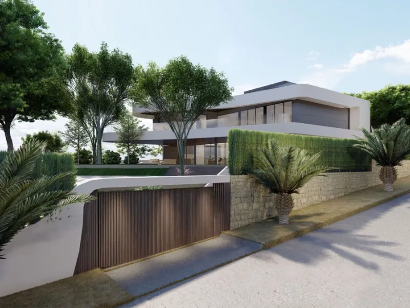 Plot for sale with an exclusive Luxury Villa project.