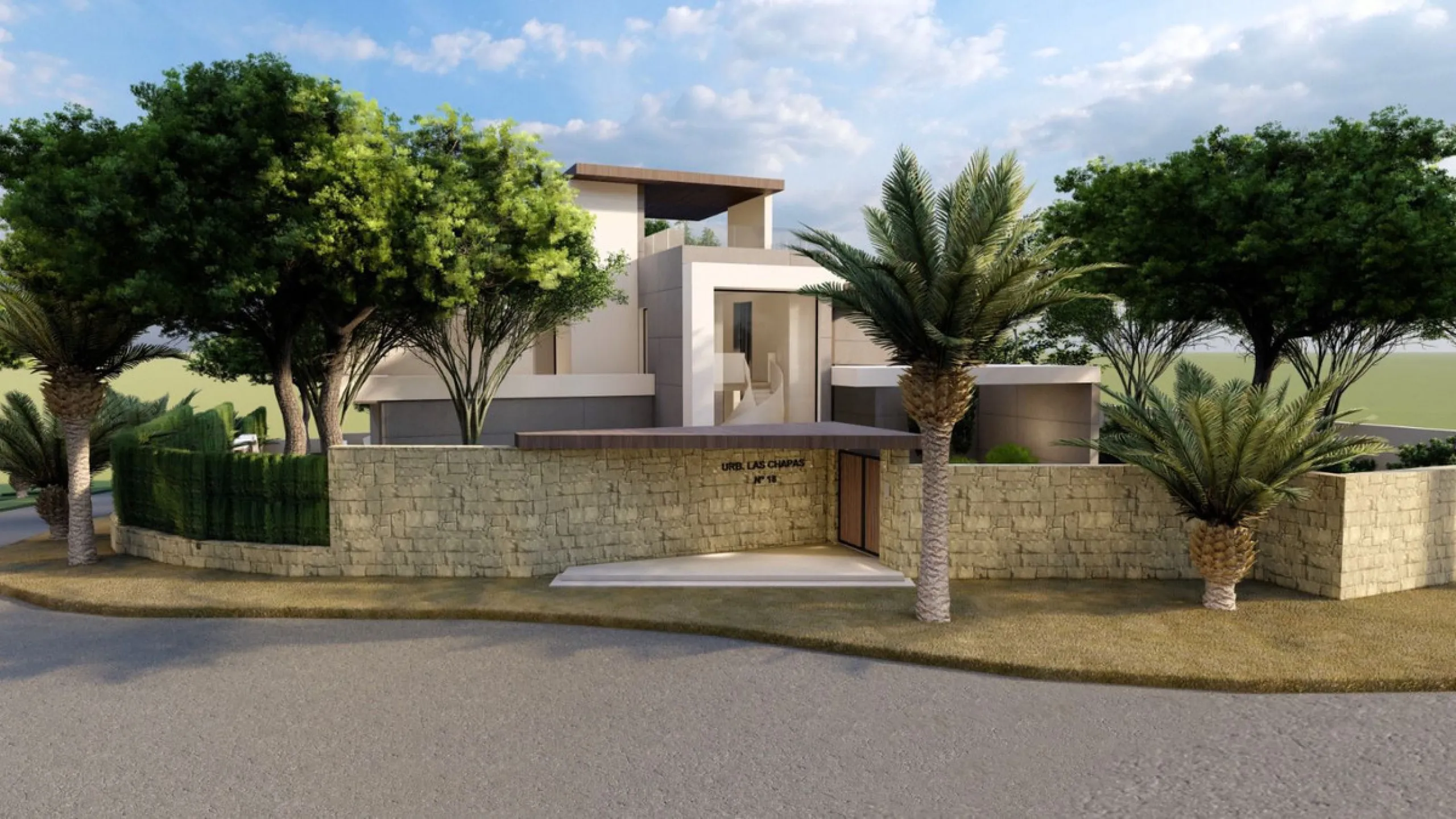 Plot for sale with an exclusive Luxury Villa project.