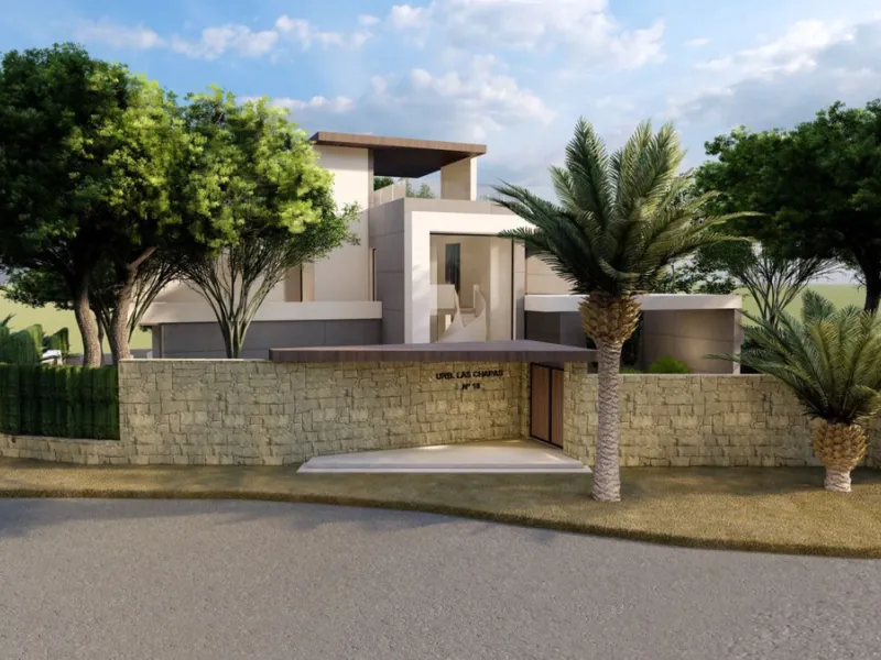 Plot for sale with an exclusive Luxury Villa project.