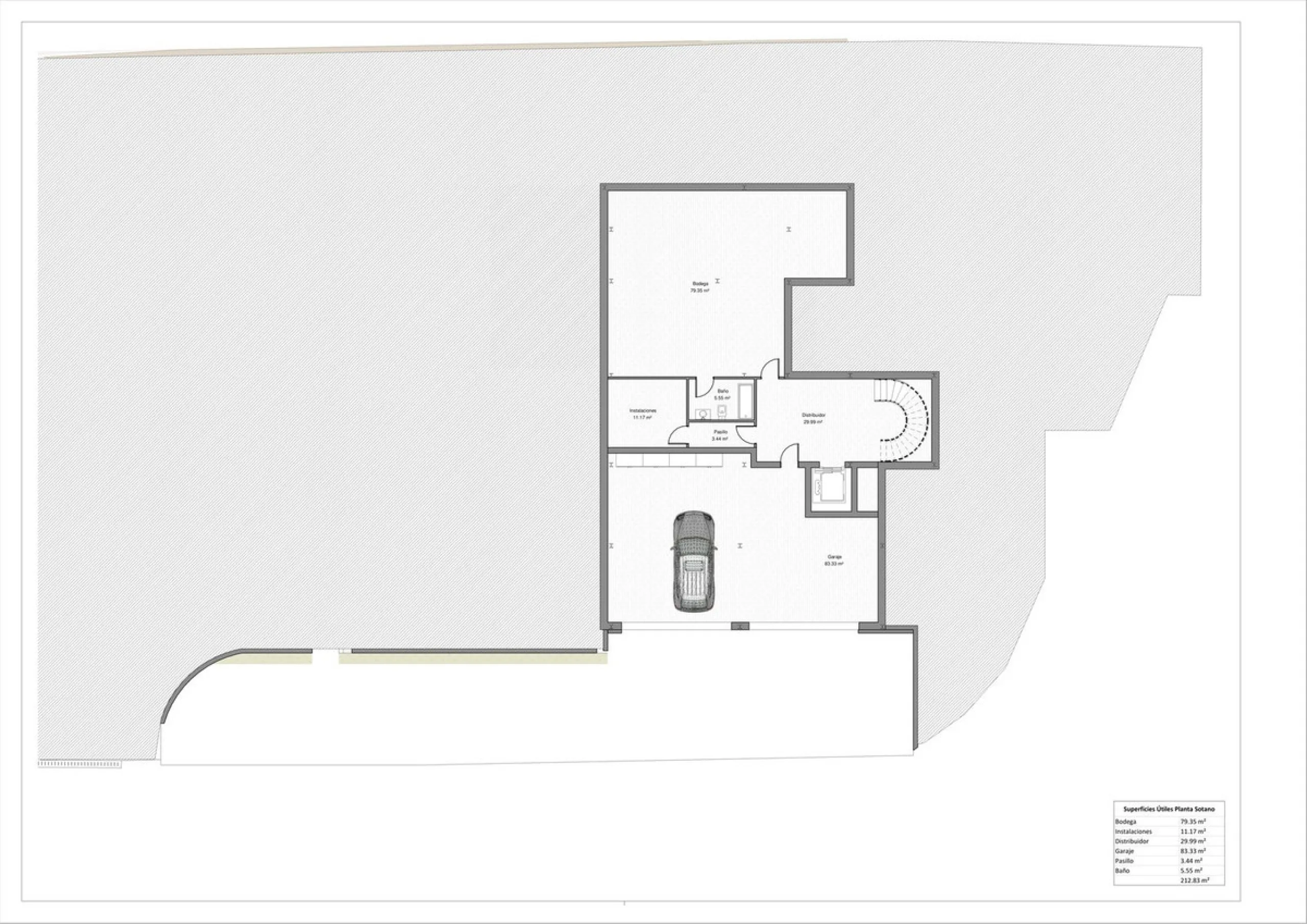 Plot for sale with an exclusive Luxury Villa project.