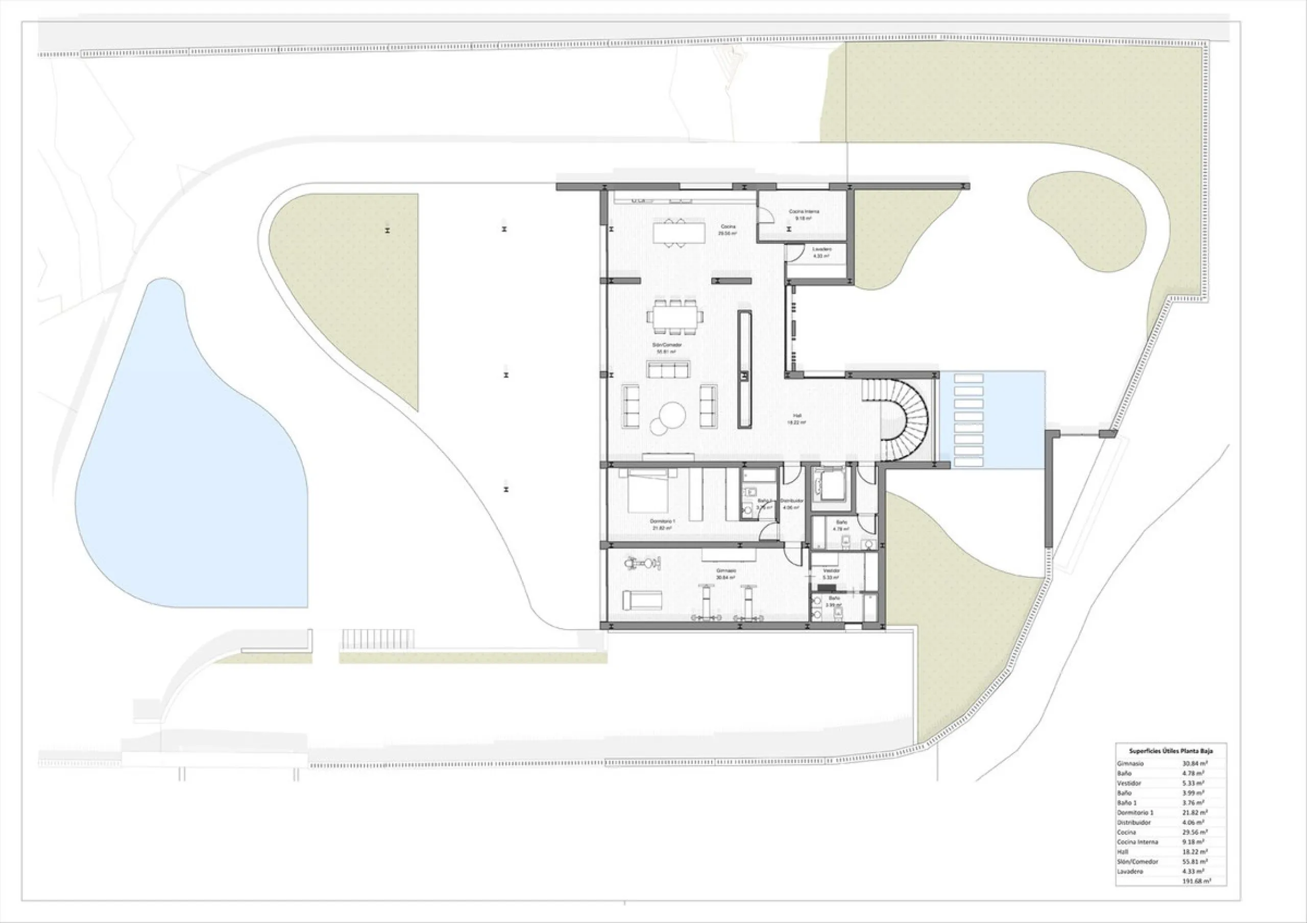 Plot for sale with an exclusive Luxury Villa project.