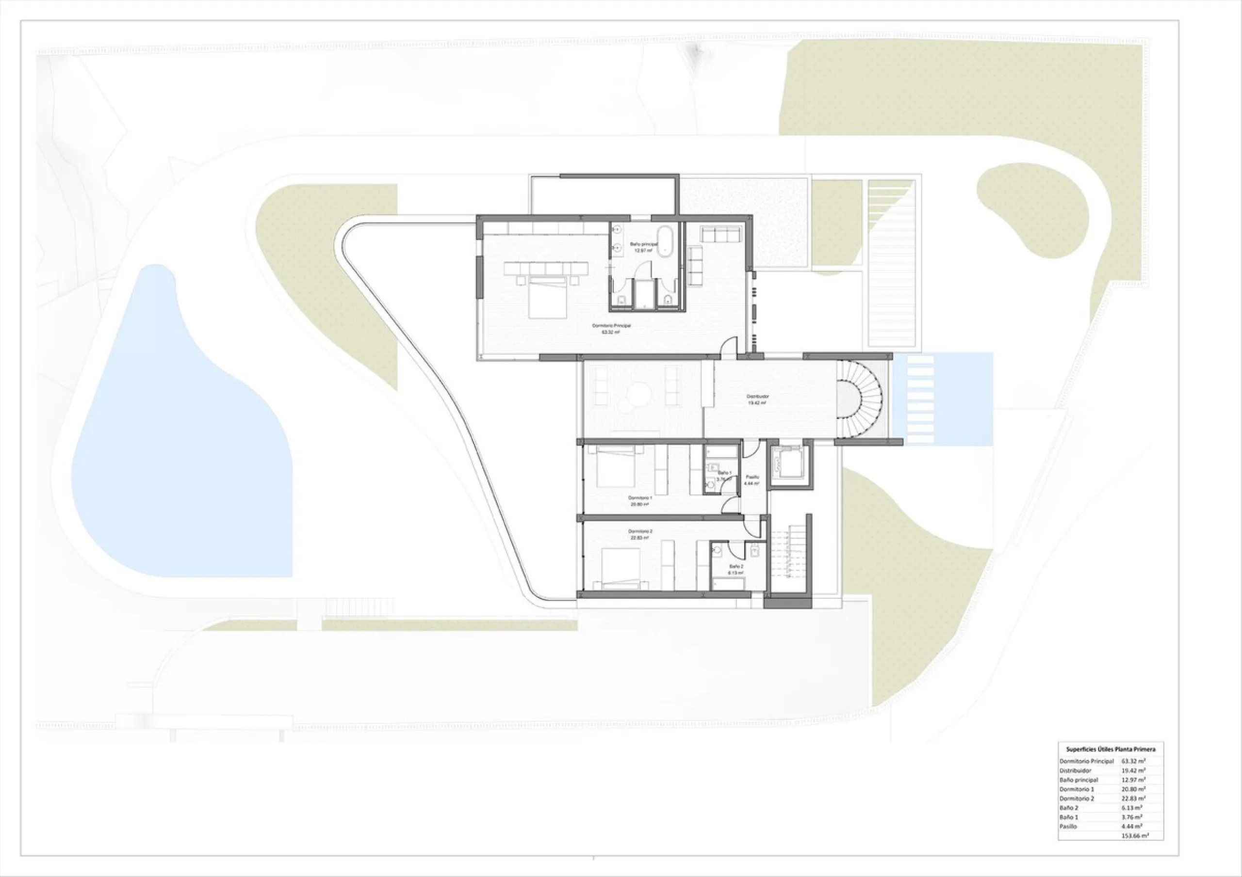 Plot for sale with an exclusive Luxury Villa project.