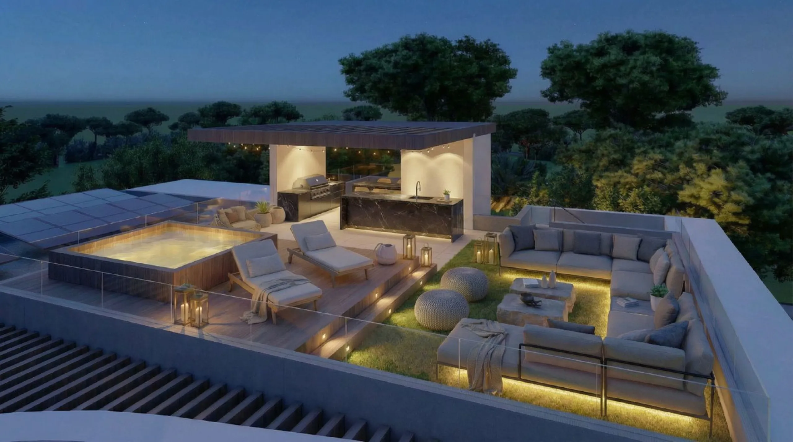 Plot for sale with an exclusive Luxury Villa project.