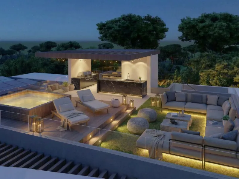 Plot for sale with an exclusive Luxury Villa project.