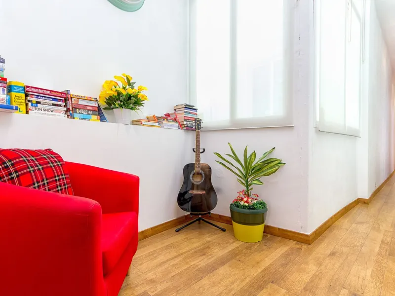 We are delighted to present this stunning city centre apartment, Casa 1880, a 19th-century gem located just a short stroll from Plaza de la Constitución in Malaga Centro. This exceptional property offers two bedrooms, one bathroom, an office, and a cozy l