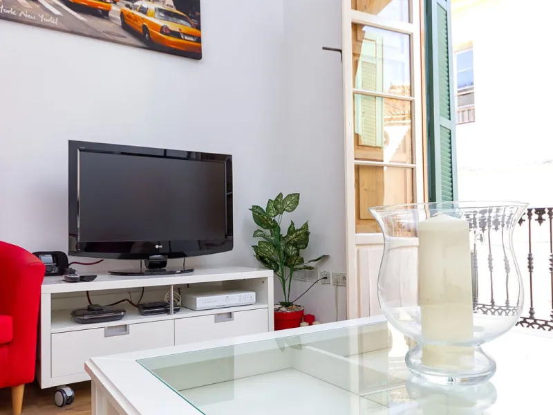 We are delighted to present this stunning city centre apartment, Casa 1880, a 19th-century gem located just a short stroll from Plaza de la Constitución in Malaga Centro. This exceptional property offers two bedrooms, one bathroom, an office, and a cozy l