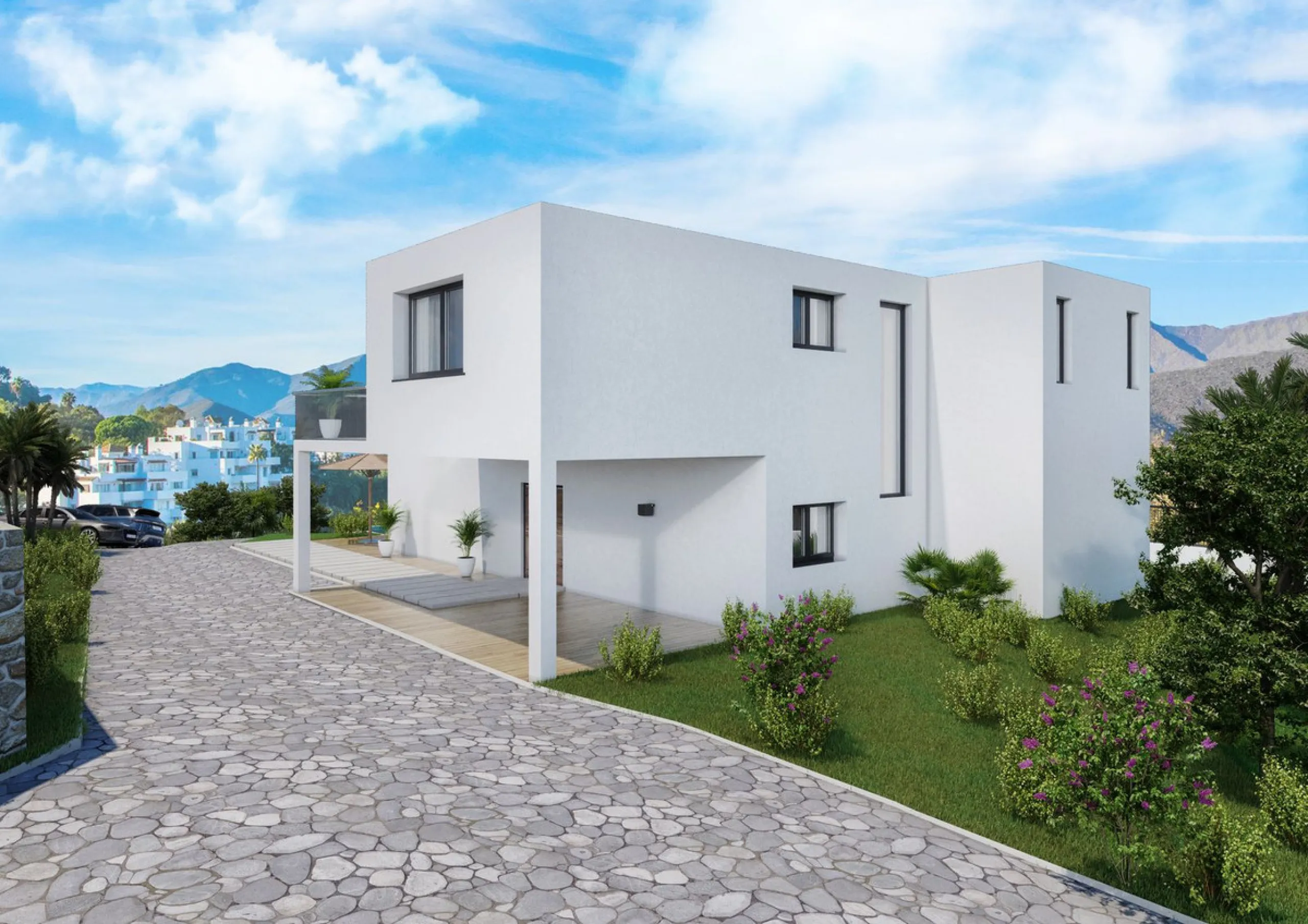 Nestled in the serene and prestigious enclave of La Mairena, this stunning off-plan villa epitomizes luxury and modern living. The villa spans a generous plot, offering expansive living spaces both indoors and outdoors. Featuring 4 spacious bedrooms and 4