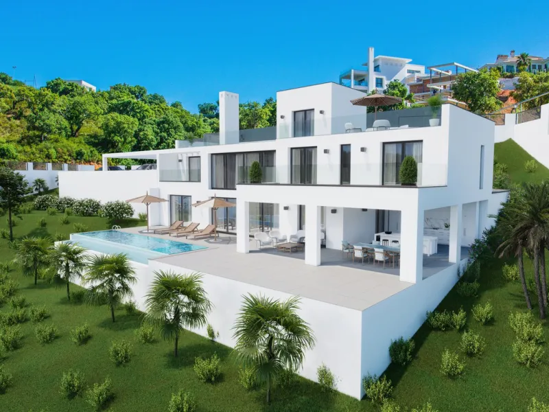 Nestled in the serene and prestigious enclave of La Mairena, this stunning off-plan villa epitomizes luxury and modern living. The villa spans a generous plot, offering expansive living spaces both indoors and outdoors. Featuring 4 spacious bedrooms and 4