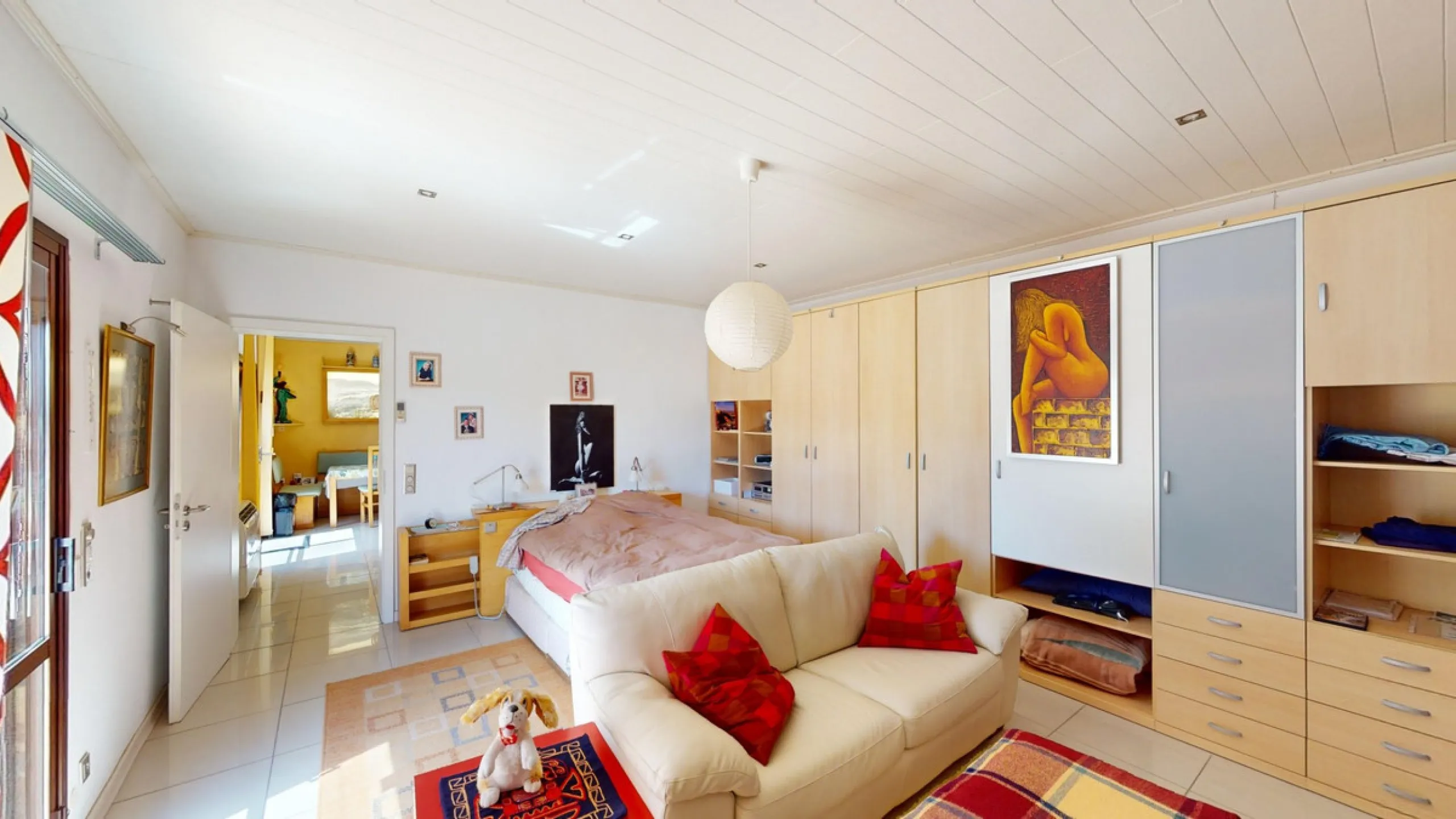 Stunning Villa Below Frigiliana for Sale. This impressive villa, nestled below Frigiliana, offers two separate living units across two floors, each with its own driveway and privacy. The upper unit spans 150 m2 and features a spacious open-plan living and