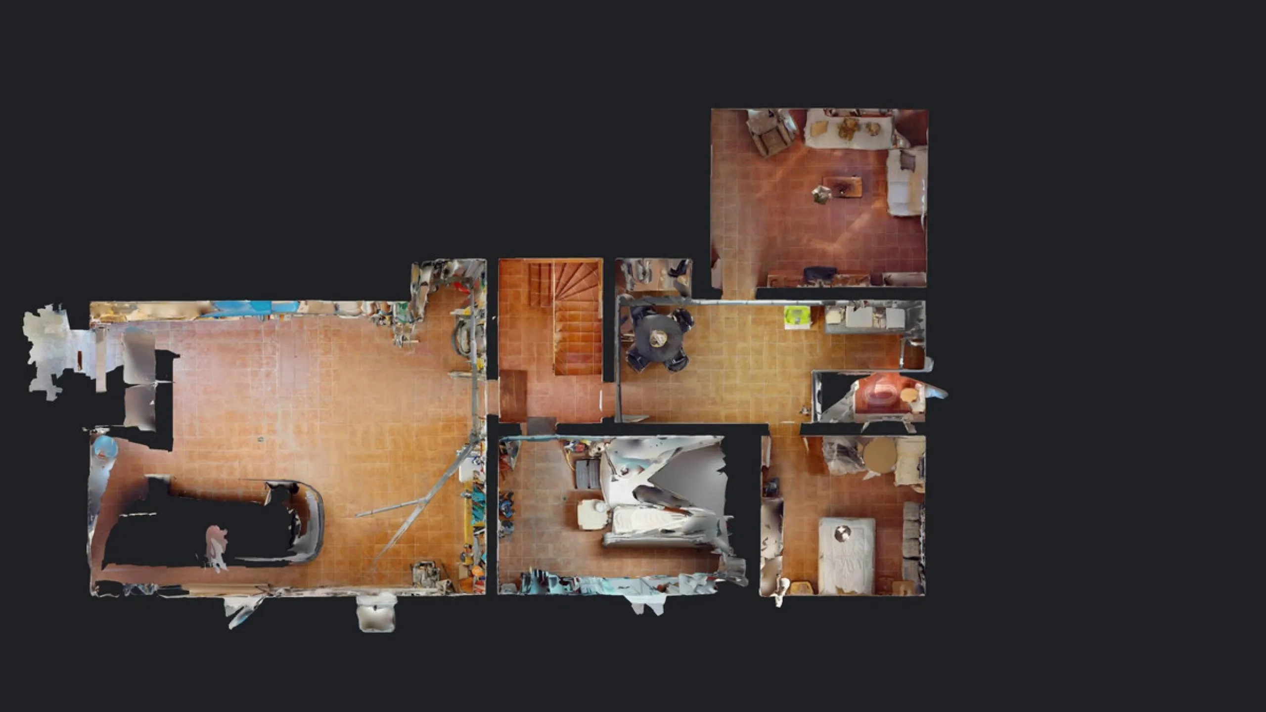 This exceptional, spacious U-shaped villa is located in the picturesque area of Iznate and offers two separate living units, each fully equipped. The villa spans two floors and features a total of seven bedrooms and six bathrooms. Each unit includes a fun