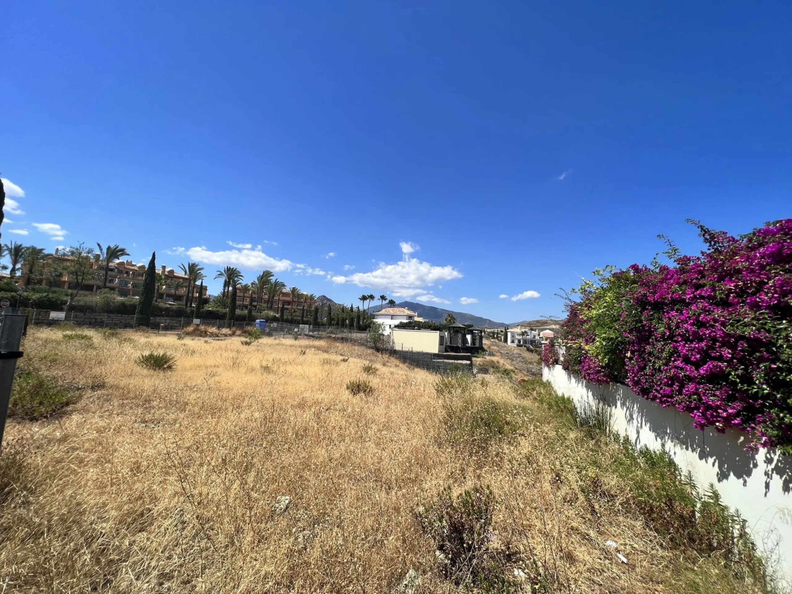 COMPLETELY FLAT PLOT  WITH SEA VIEWS IN LOS FLAMINGOS GOLF (BENAHAVIS)