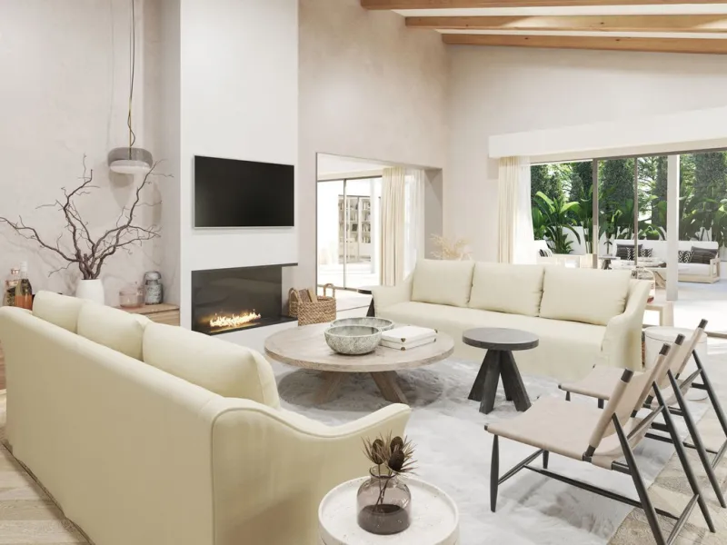 Villa to reform located in Rio Real Urbanization, 700 meters from El Trocadero beach and Rio Real Golf Club House and only 4 kilometers from the center of Marbella. It has a total constructed area of 588 m2 on a 900 m2 plot. Built on one level plus a semi