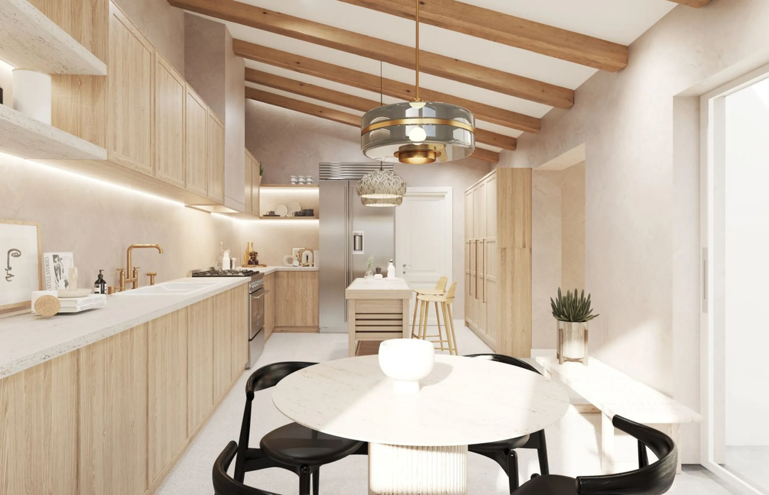 Villa to reform located in Rio Real Urbanization, 700 meters from El Trocadero beach and Rio Real Golf Club House and only 4 kilometers from the center of Marbella. It has a total constructed area of 588 m2 on a 900 m2 plot. Built on one level plus a semi