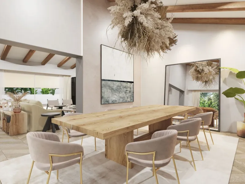 Villa to reform located in Rio Real Urbanization, 700 meters from El Trocadero beach and Rio Real Golf Club House and only 4 kilometers from the center of Marbella. It has a total constructed area of 588 m2 on a 900 m2 plot. Built on one level plus a semi