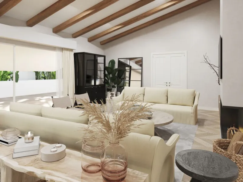 Villa to reform located in Rio Real Urbanization, 700 meters from El Trocadero beach and Rio Real Golf Club House and only 4 kilometers from the center of Marbella. It has a total constructed area of 588 m2 on a 900 m2 plot. Built on one level plus a semi