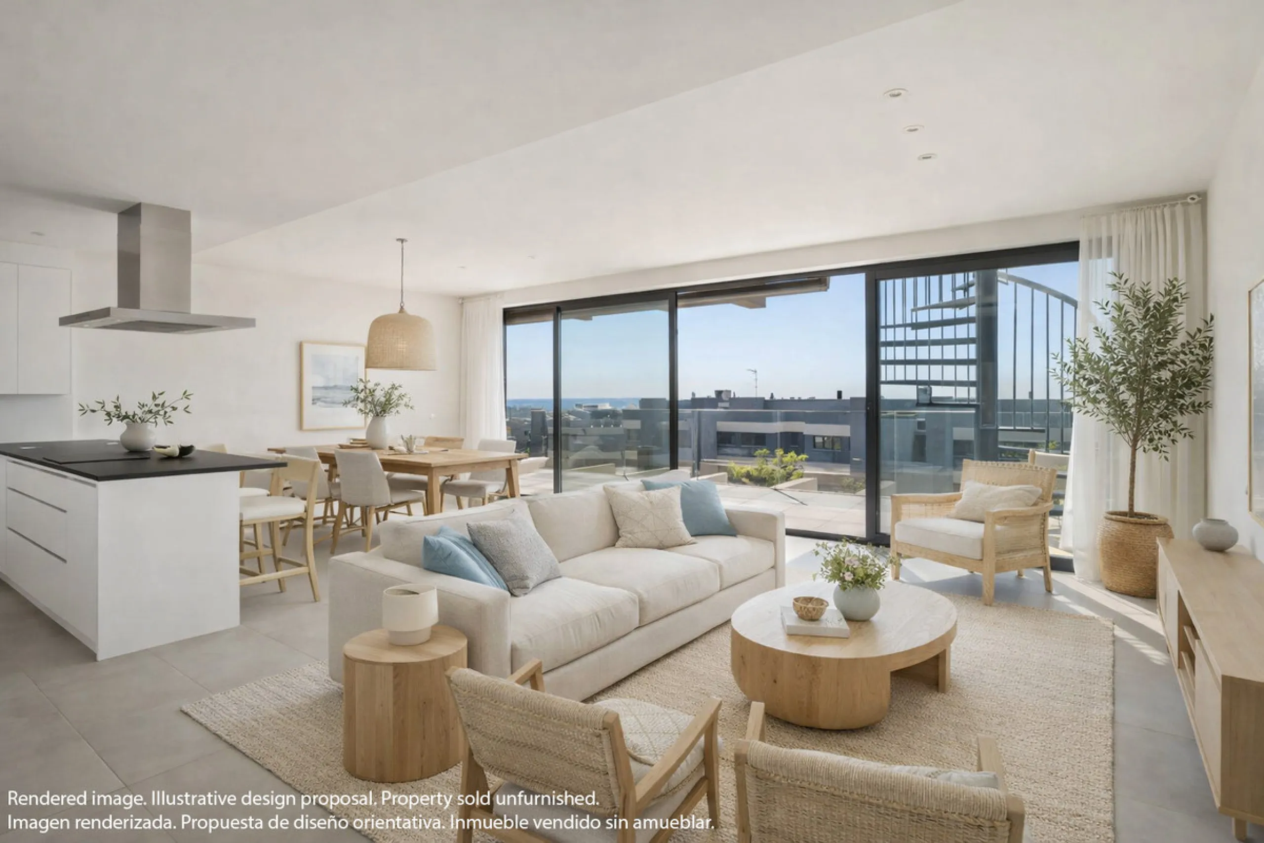 Apartment - Penthouse в продаже в Estepona, Málaga. В доме 3 спален и 2 ванных комнат. Площадь дома 195 м²