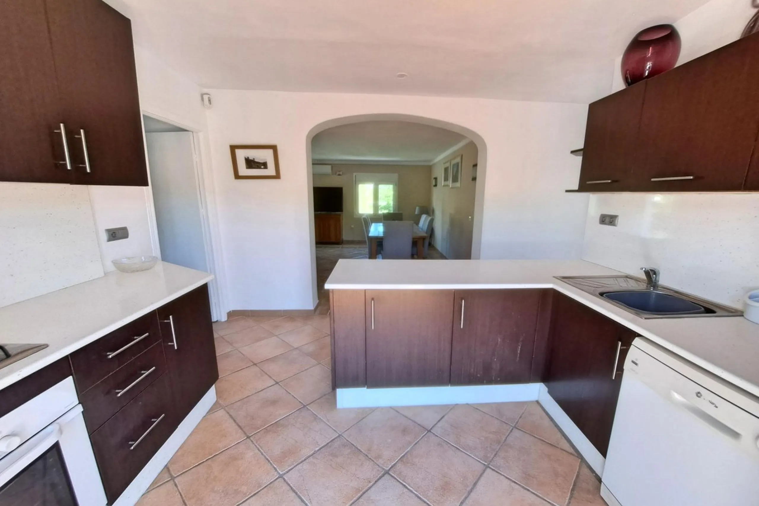 Spectacular detached villa with 3 separate living accommodations, situated in an extremely private location, walking distance to town.