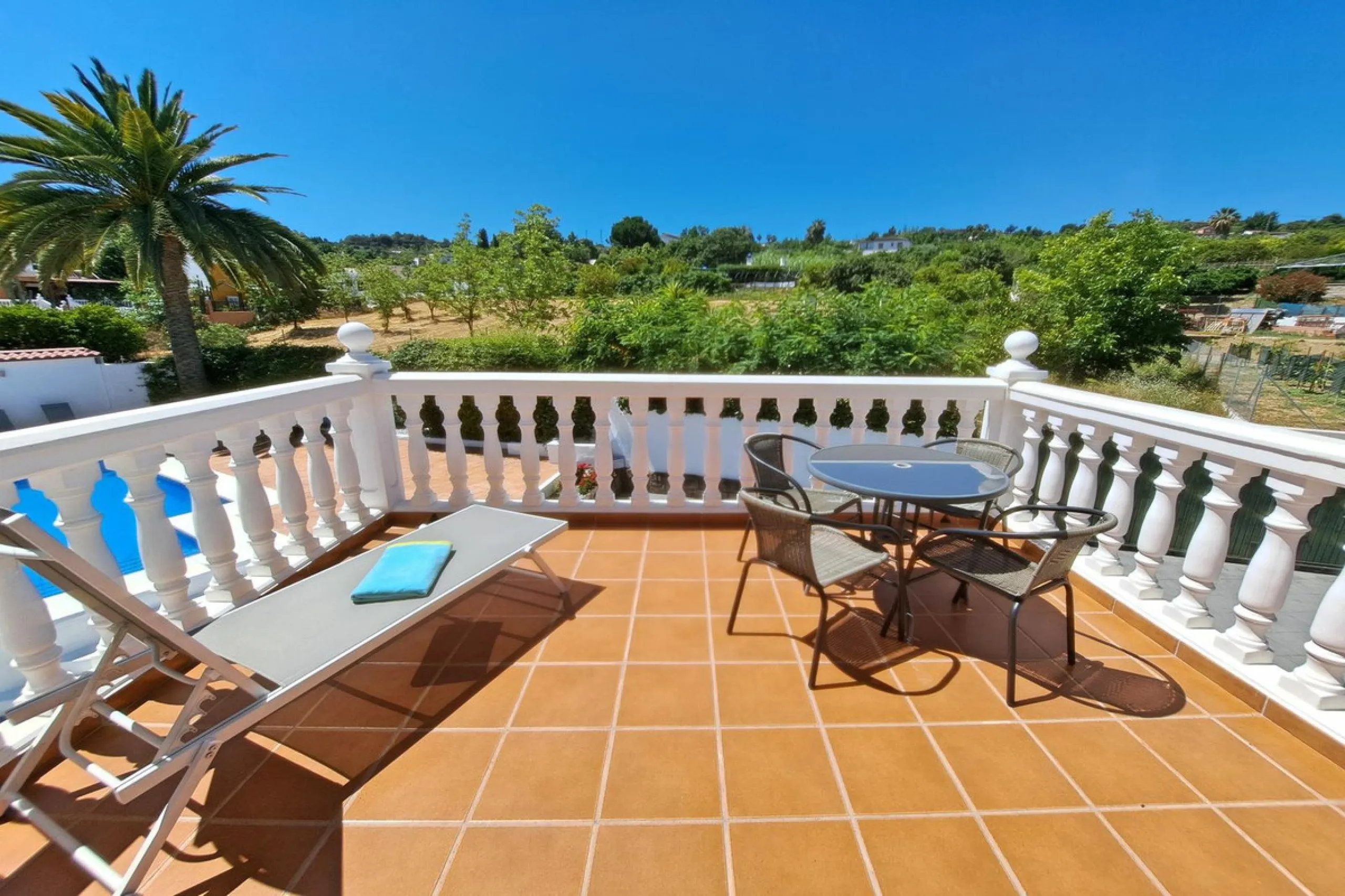 Spectacular detached villa with 3 separate living accommodations, situated in an extremely private location, walking distance to town.