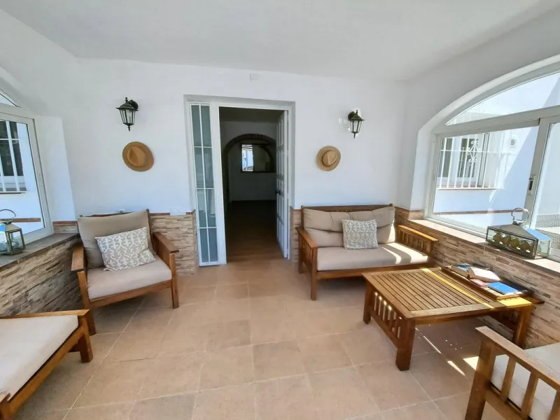 Spectacular detached villa with 3 separate living accommodations, situated in an extremely private location, walking distance to town.