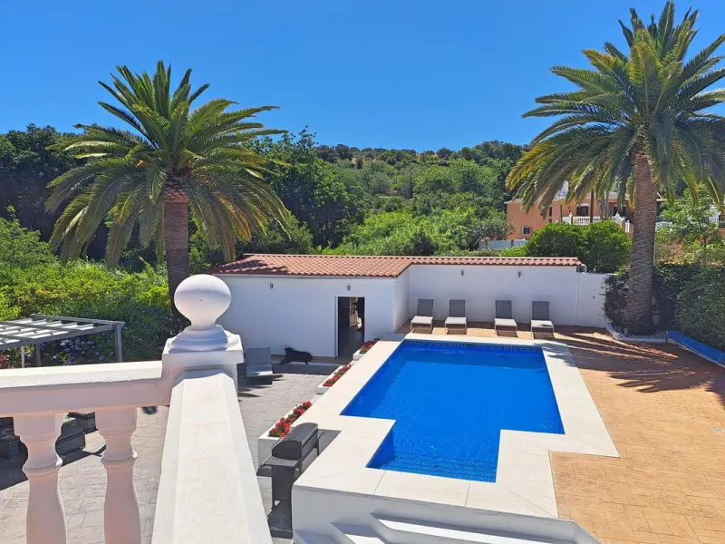 Spectacular detached villa with 3 separate living accommodations, situated in an extremely private location, walking distance to town.
