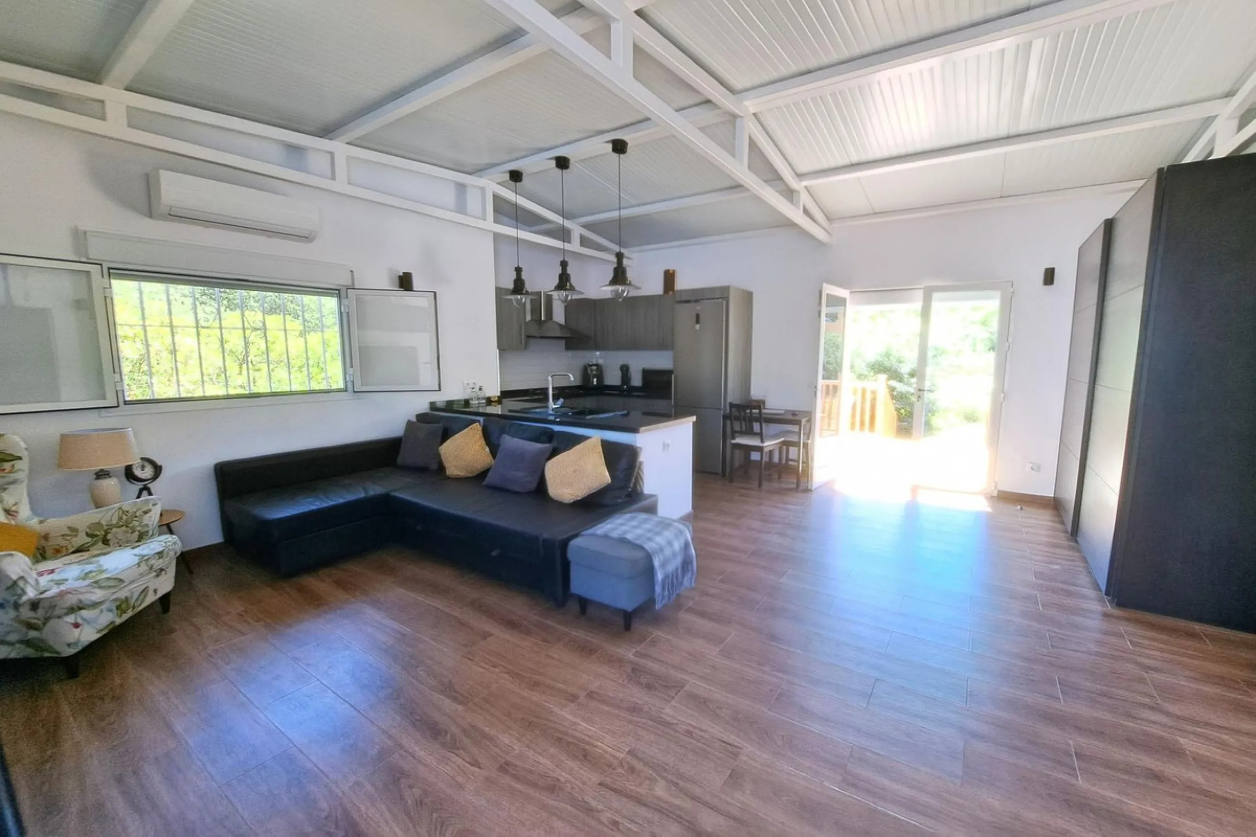 Spectacular detached villa with 3 separate living accommodations, situated in an extremely private location, walking distance to town.